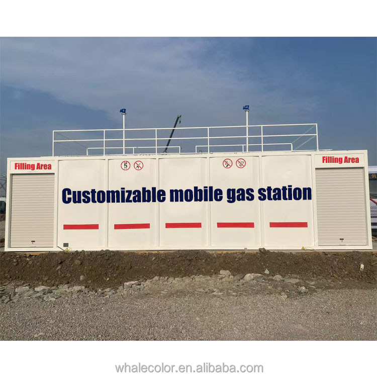 Portable Fuel Station 30000 Liters Portable Fuel Station Diesel Fuel Pod Portable for Remote Area &amp; Construction Site