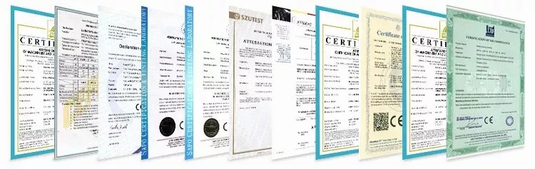 Our Certificates