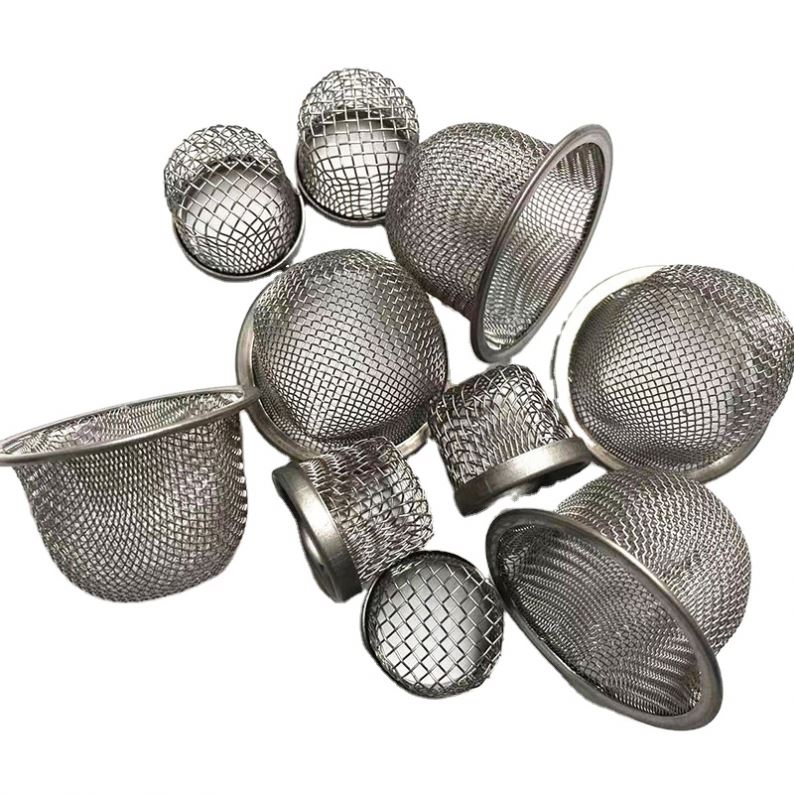 Multi-size 20-200 Mesh Stainless Steel Woven Wire Mesh Filter Cap for Water and Gas Filtration System