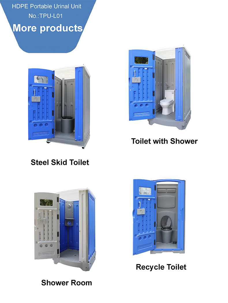 Modern Compact Portable Shower Pod for Workshop and Small Spaces Easy to Store &amp; Assemble in Minutes Mobile Toilet
