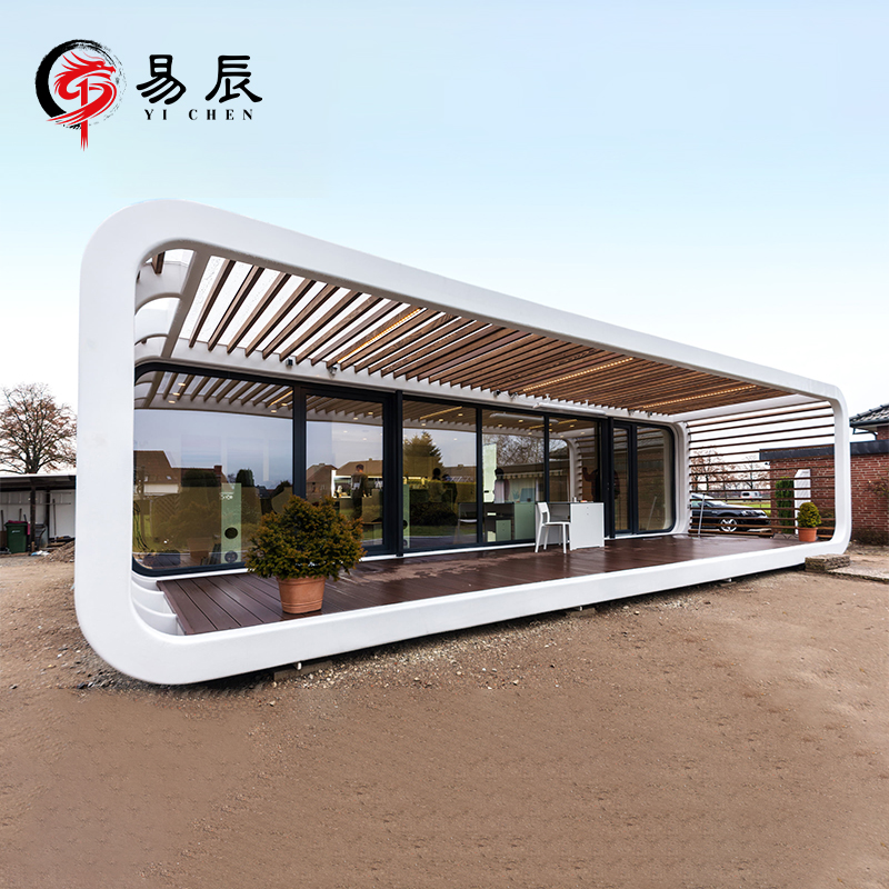 Hot-Selling Outdoor Mobile Apple Cabin Container House For Exterior Use For Homestay Office And Meeting Room Space Capsule