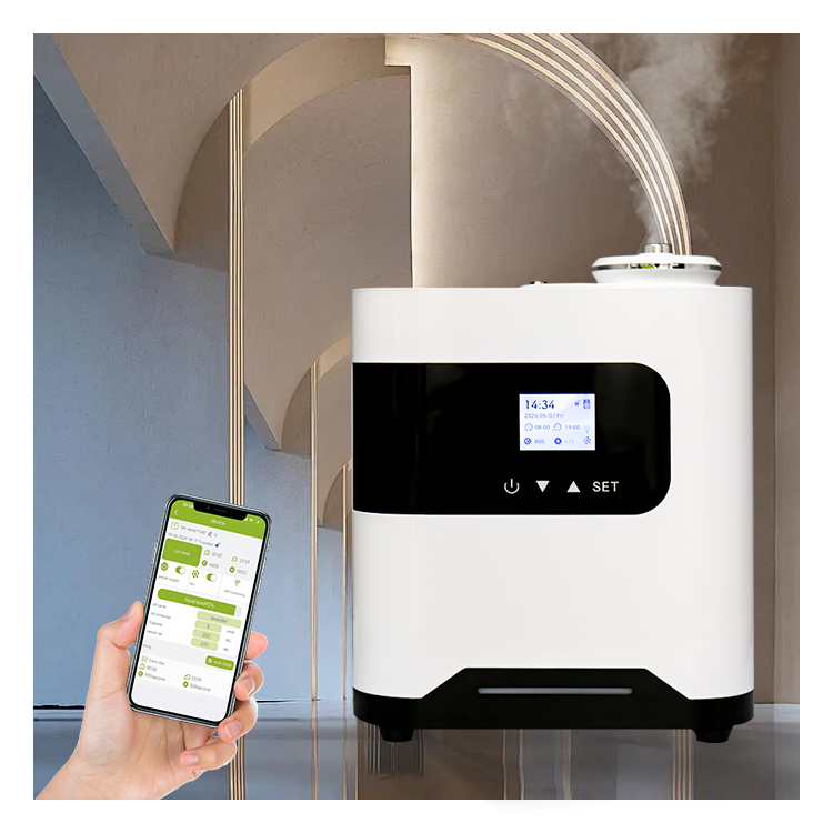 Wholesale Commercial Power Smart Aroma Diffuser Hvac System Wifi Air Scent 1000ml Fragrance Oil Diffuser Scent Air Machine