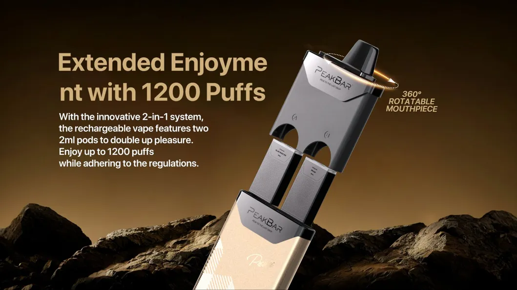 Premium Rechargeable Pod System with 4ml Empty Pod Capacity