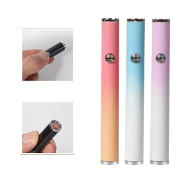 Custom Logo OEM/ODM Smoke Accessories Electric Rechargeable Battery Pen USB Type-c Charger Smoke Cigarette Lighter with Preheat