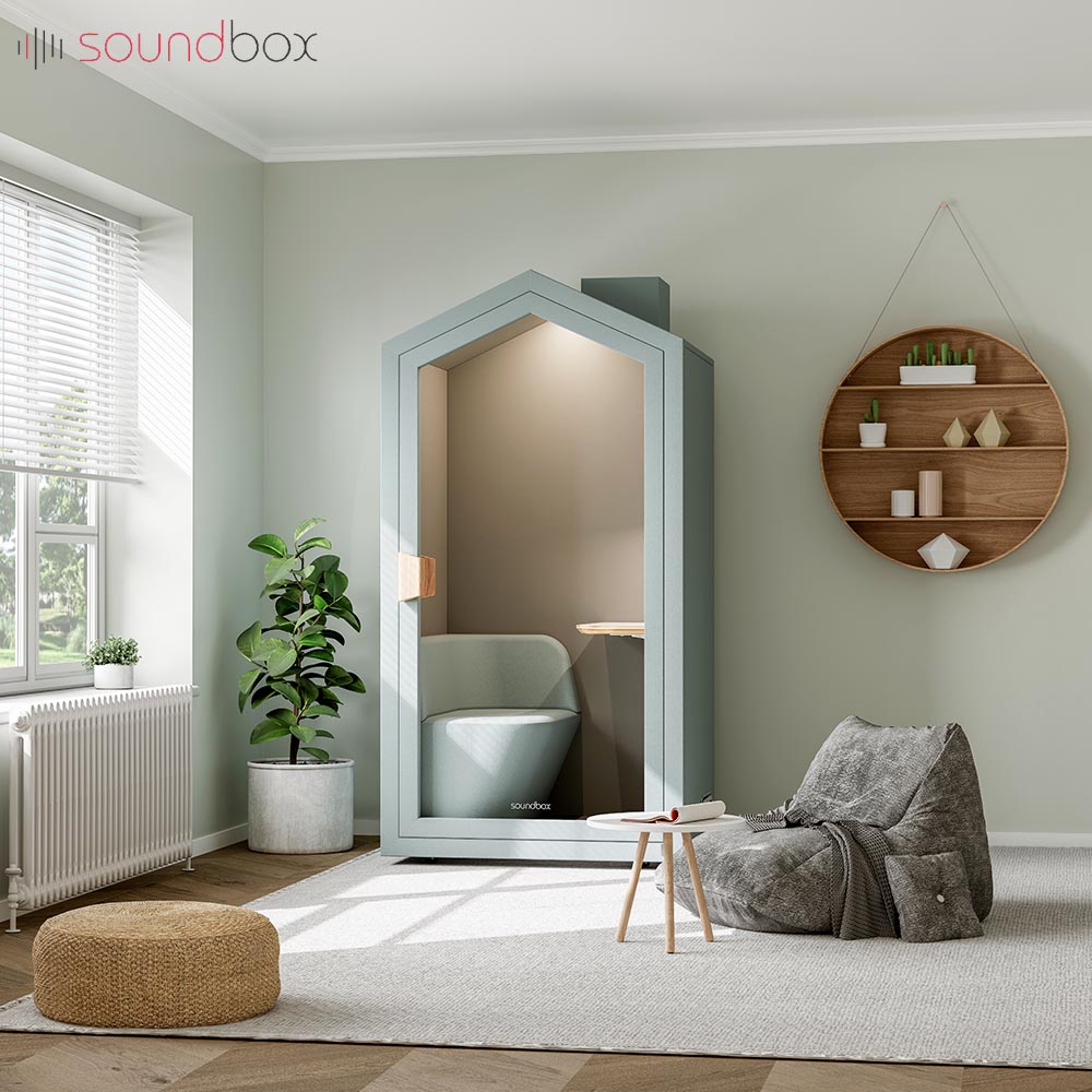 Movable Silence Modular Office Phone Booth Noise Soundproof Office Pod Work Open Booths