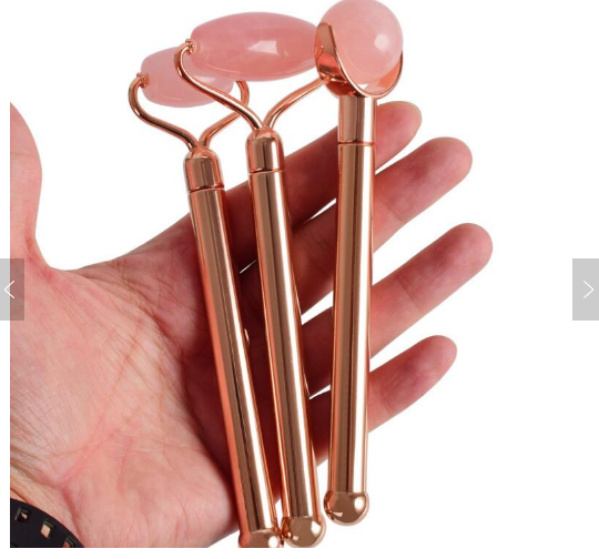 rose quartz facial roller