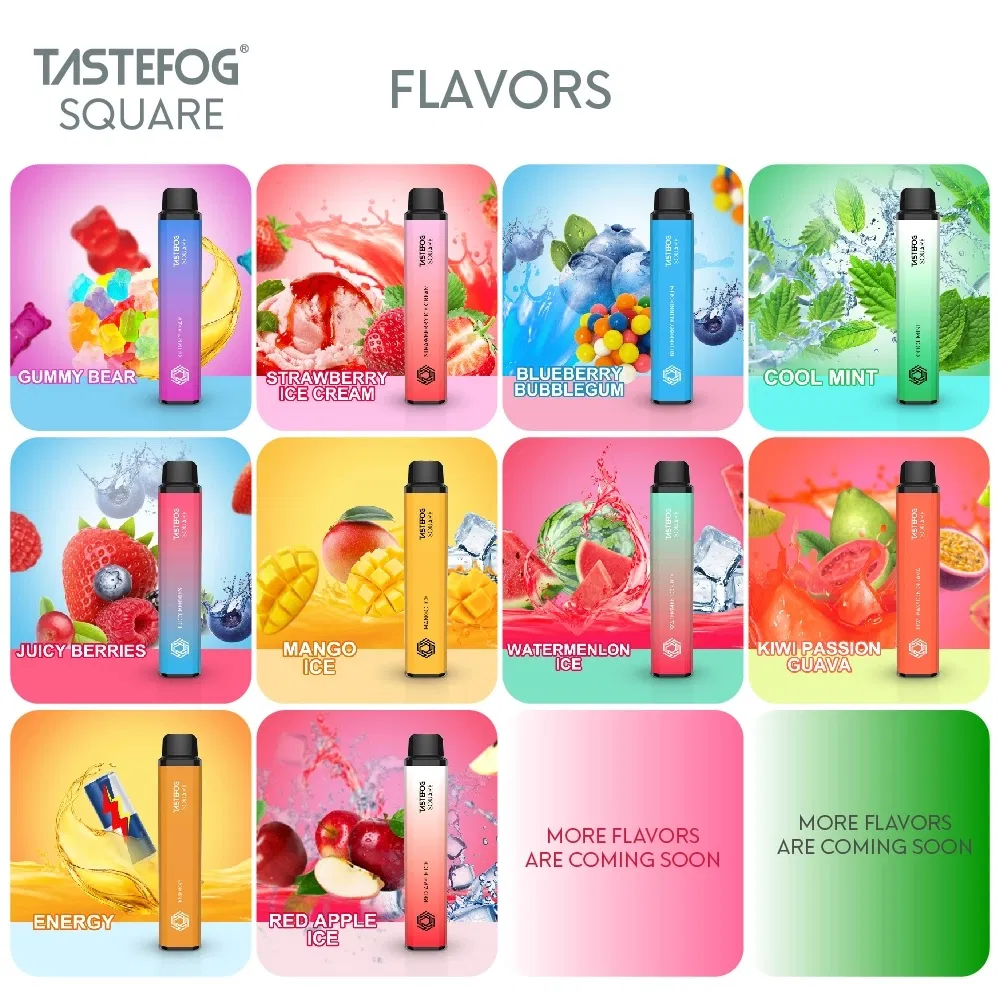Tastefog Square 3500 Puffs Disposable E Cigarette Wholesale Vape 2% Salt Nicotine
