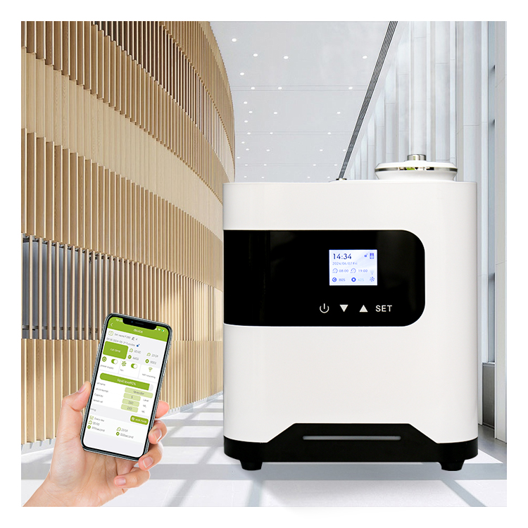 Wholesale Commercial Power Smart Aroma Diffuser Hvac System Wifi Air Scent 1000ml Fragrance Oil Diffuser Scent Air Machine