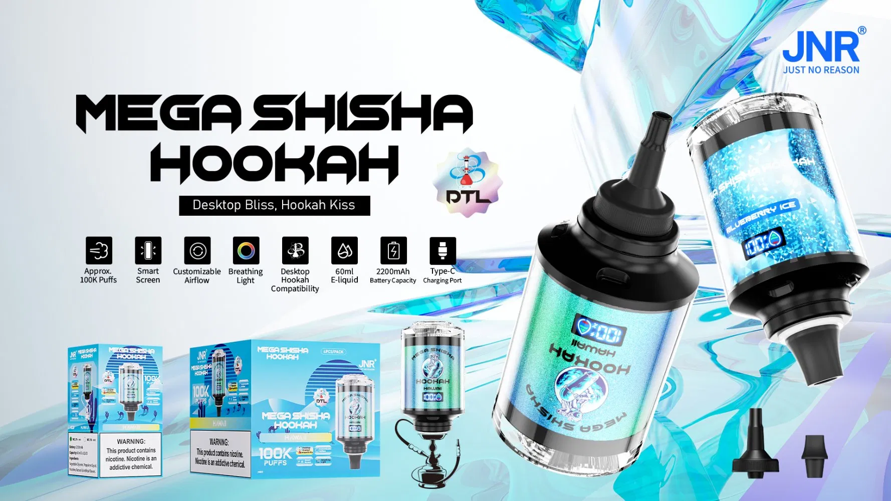 Jnr Mega Shisha Hookah Product Specifications