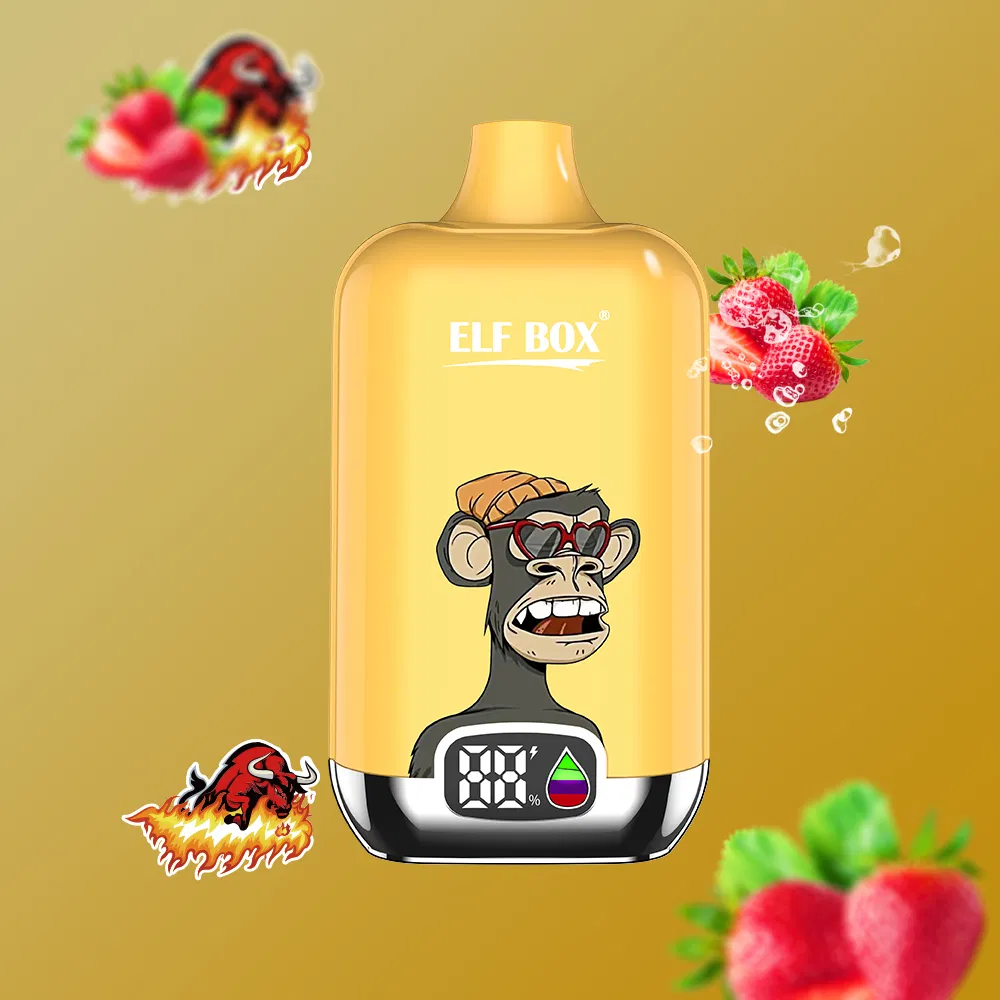 Factory Vape Shop Supply Elf Box Digital 12000puffs Disposable Vape Pod E Cigarette Wholesale Pen Style E-Cigarette Disposable Vape