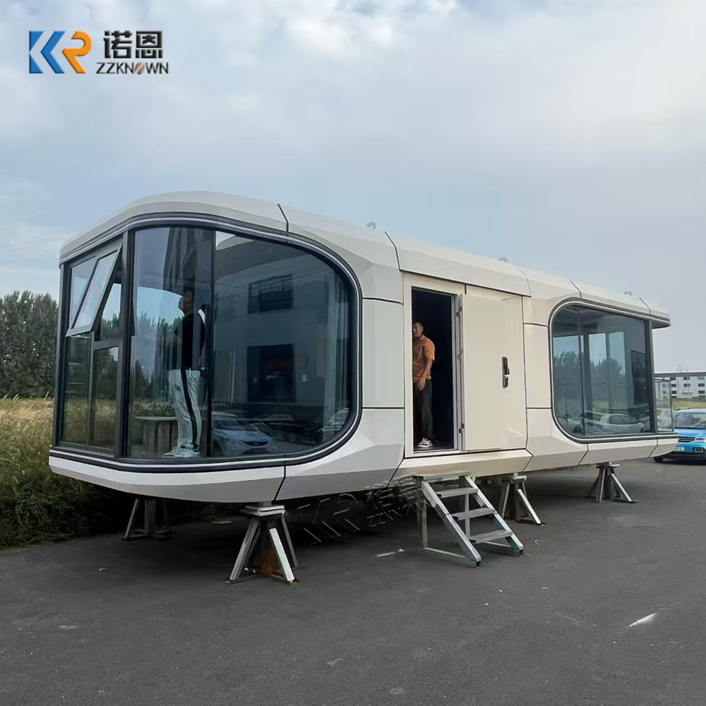 Modern Space Capsule Container Building Prefabricated Smart Pod Compact Cabin for Boutique Hotel Project