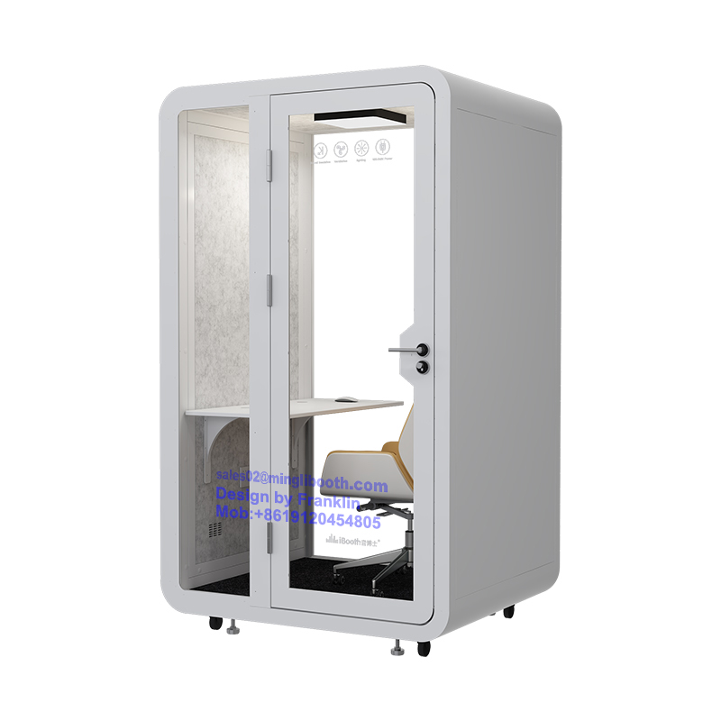 Soundproof Booth Acoustic Room Mini Telephone Box DJ Broadcasting Studio Calling Pod Pavilion For Office Commercial Meeting OEM