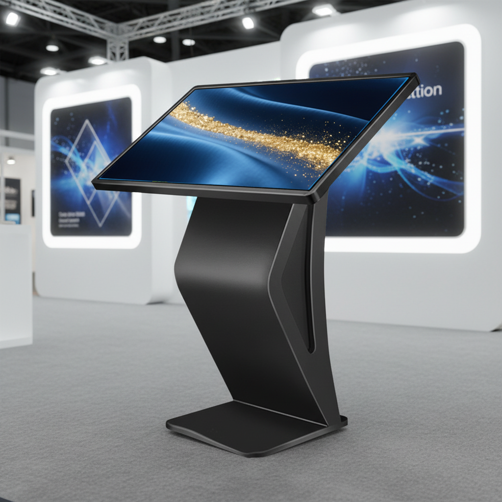 Horizontal Kiosk Smart Interactive Table Touch Screen Display Desk Digital Signage Self Service Kiosk Podium Lectern Equipment