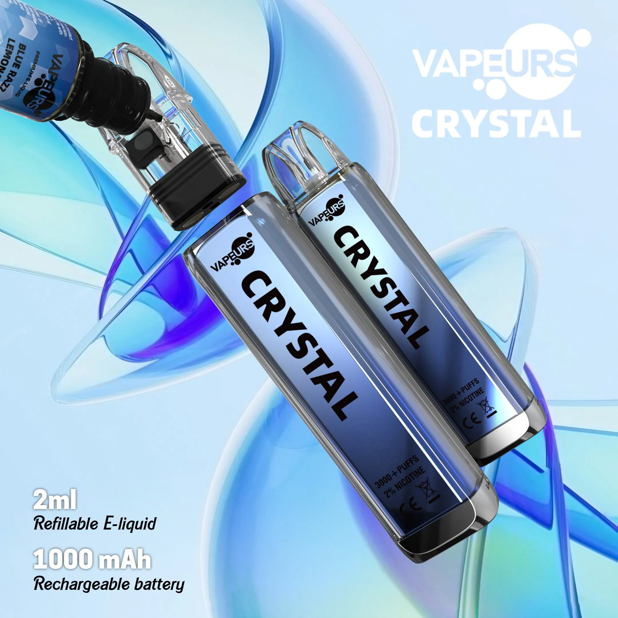 Manufacturer Crystal I Get Bar Plus Vaper 600 800 Puffs Rechargeable and Replaceable Pod Refill Pods System Fast Delivery