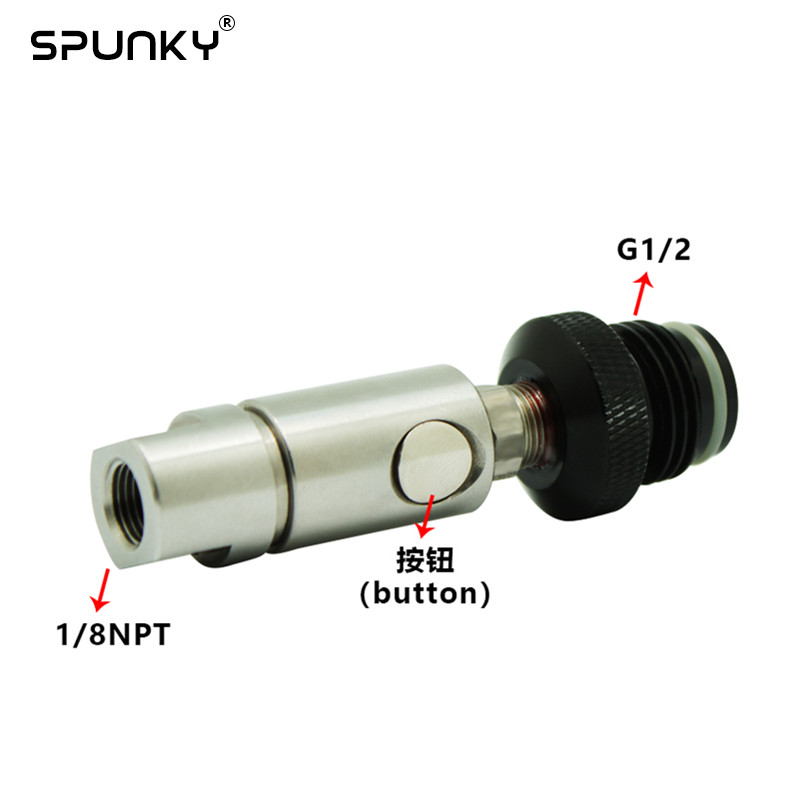Replacement Fill Adapter Kit for Paintball Coil Remote Hose Tank Kits/Parts with Proconnect