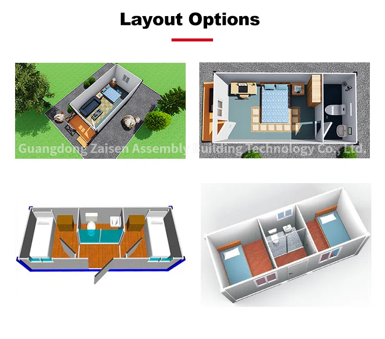 Fully Furnished Modern Detachable Container Ready to Use Compact Sleep Pod for Student Dormitory and University Campuses