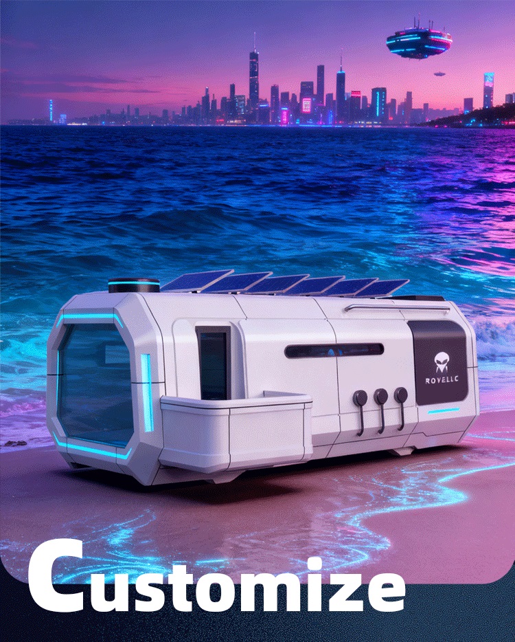 Premium Customizable Space Capsule Pods & Container Homes - Futuristic Architecture