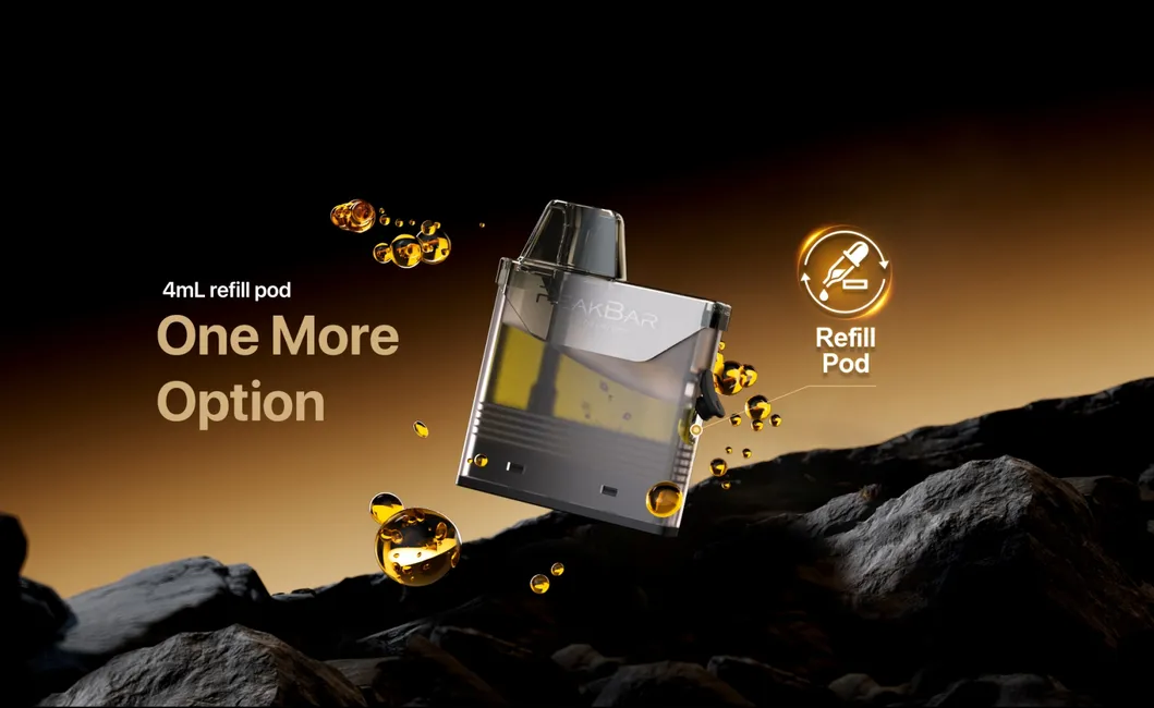 Rechargeable Disposable Pod System with 4ml Empty Pod Capacity
