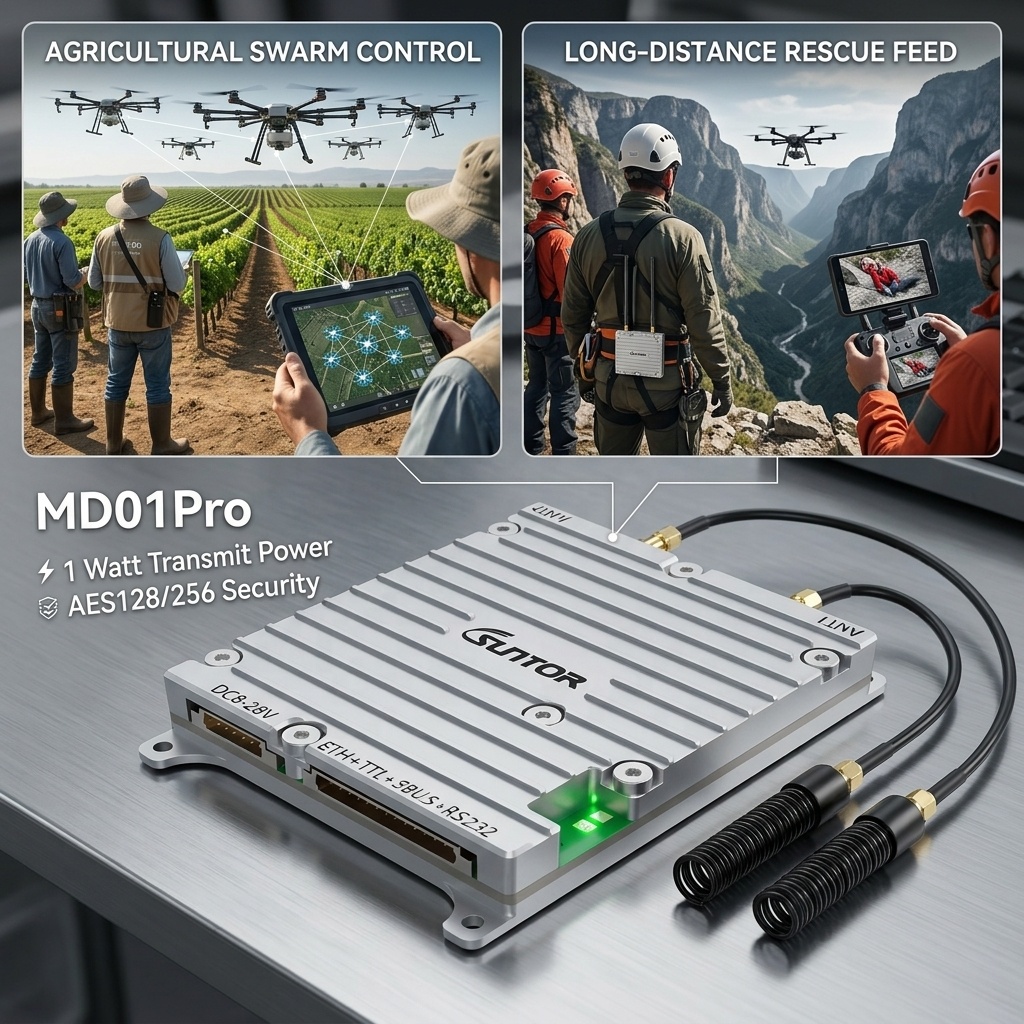 Advanced Mesh Radio Module with IP Support for Reliable Off Grid Field Operations and Safety