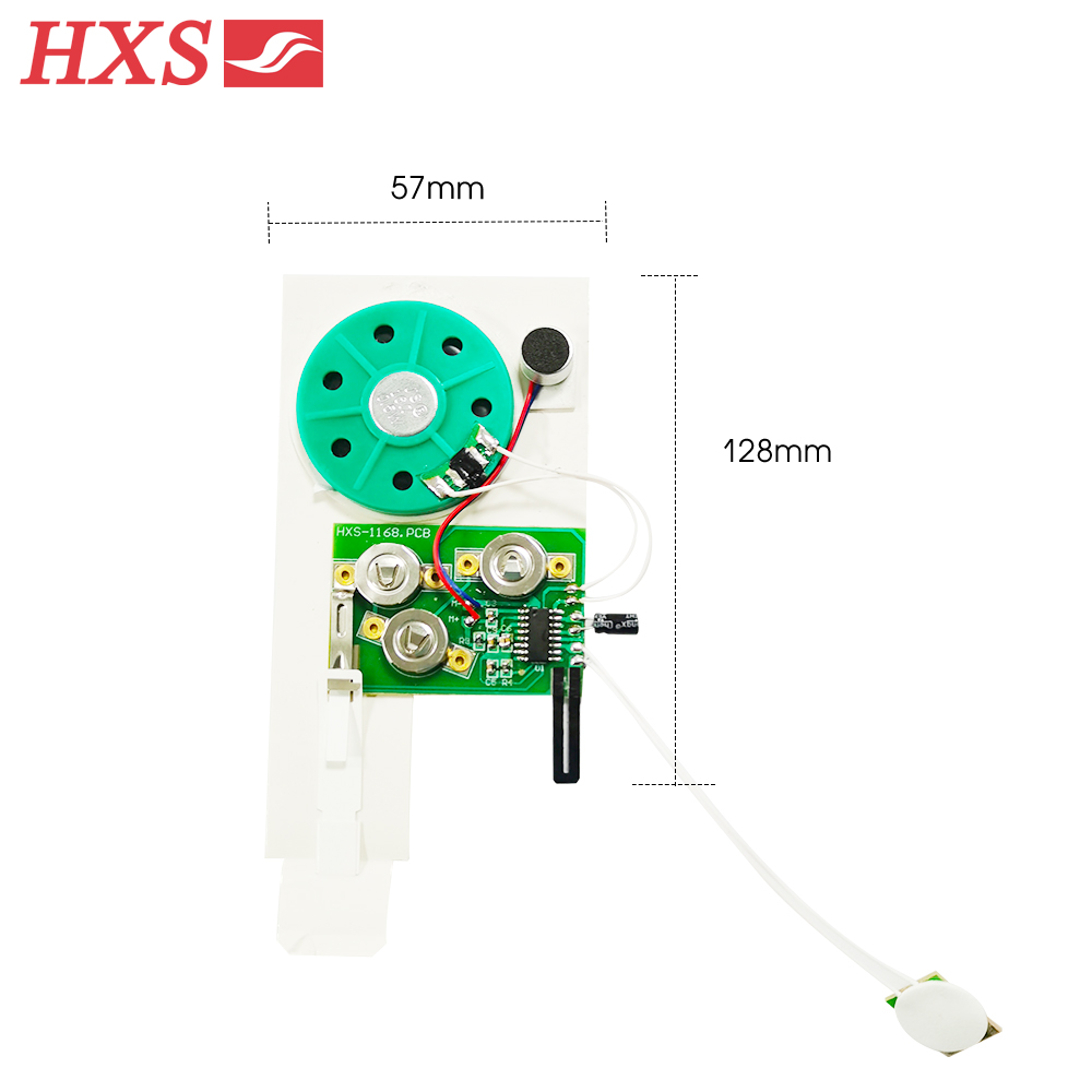 30 seconds recordable sound module button activated voice recording chip module for greeting card
