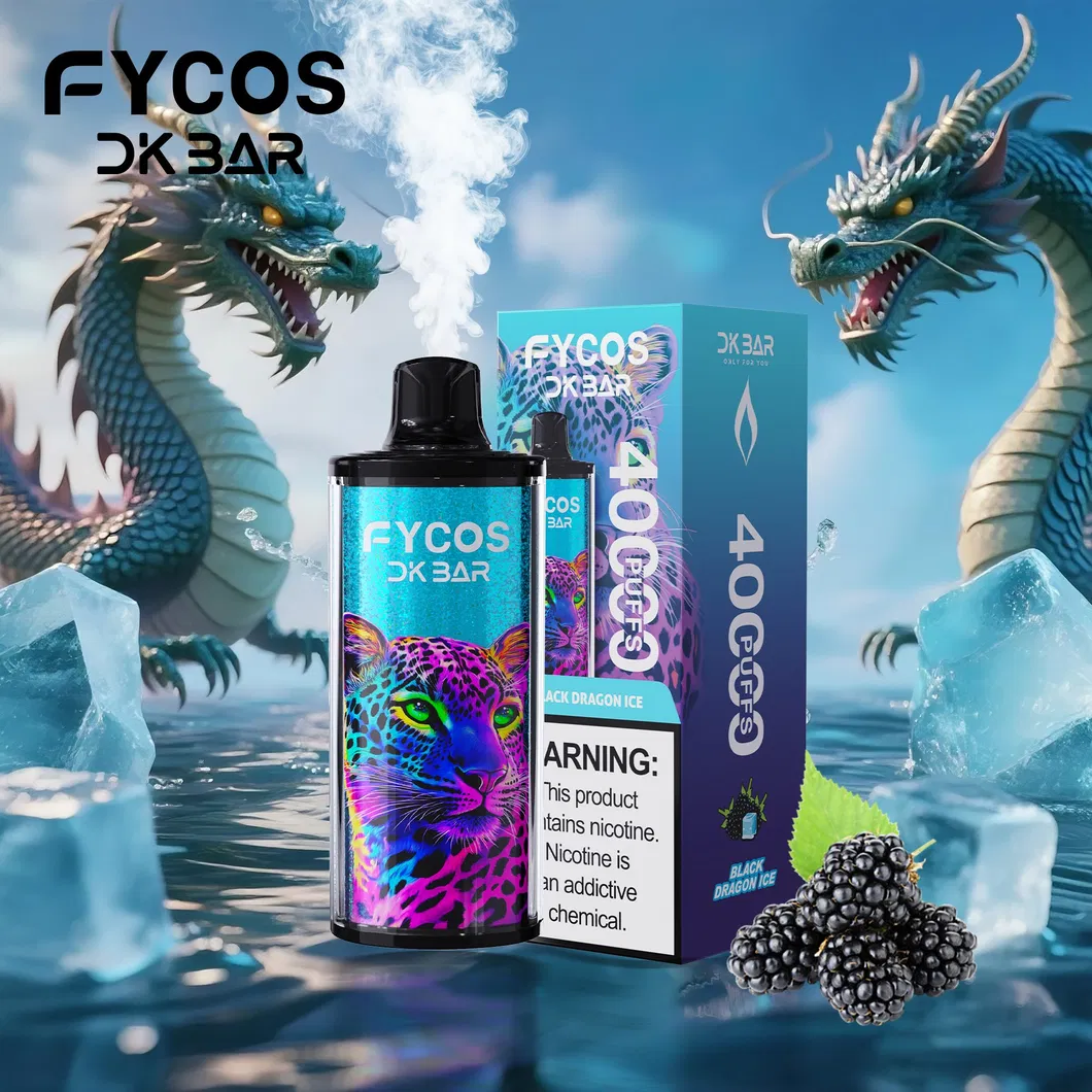 UK Spain Distributors Fycos Eco-Friendly Disposable Vape 40000 Puff Vaper - 40000-50000 Puff Sizes Recyclable Parts Natural Flavors