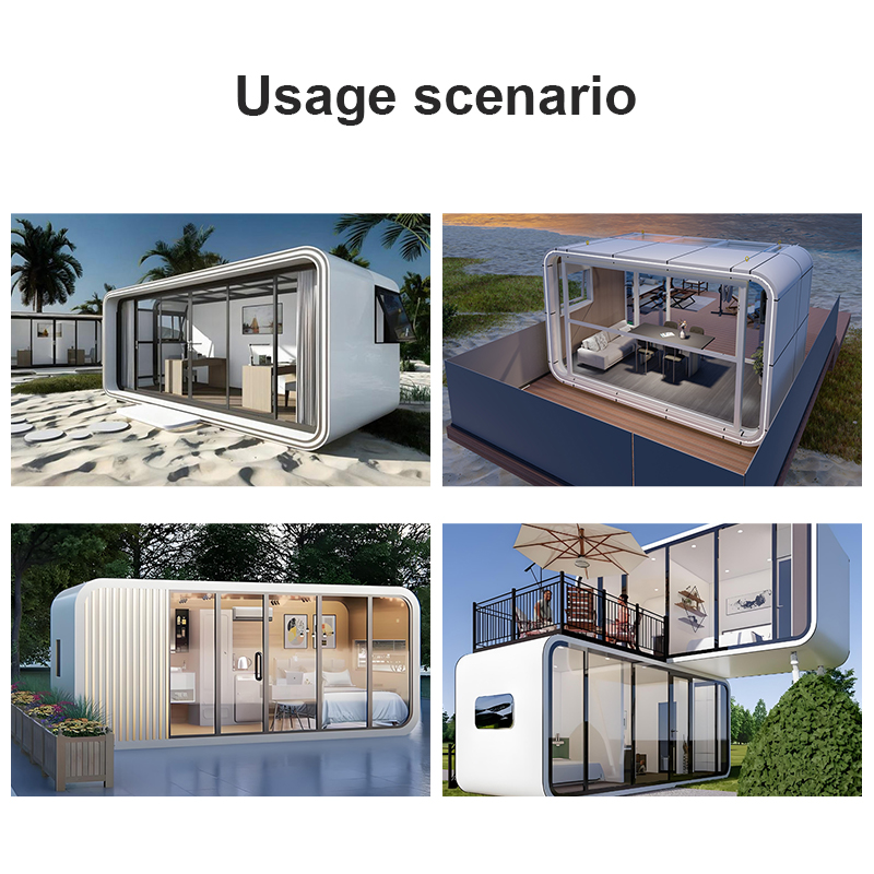 Luxury Outdoor Portable Mobile Glamping Capsule Resort Hotel Mobile House