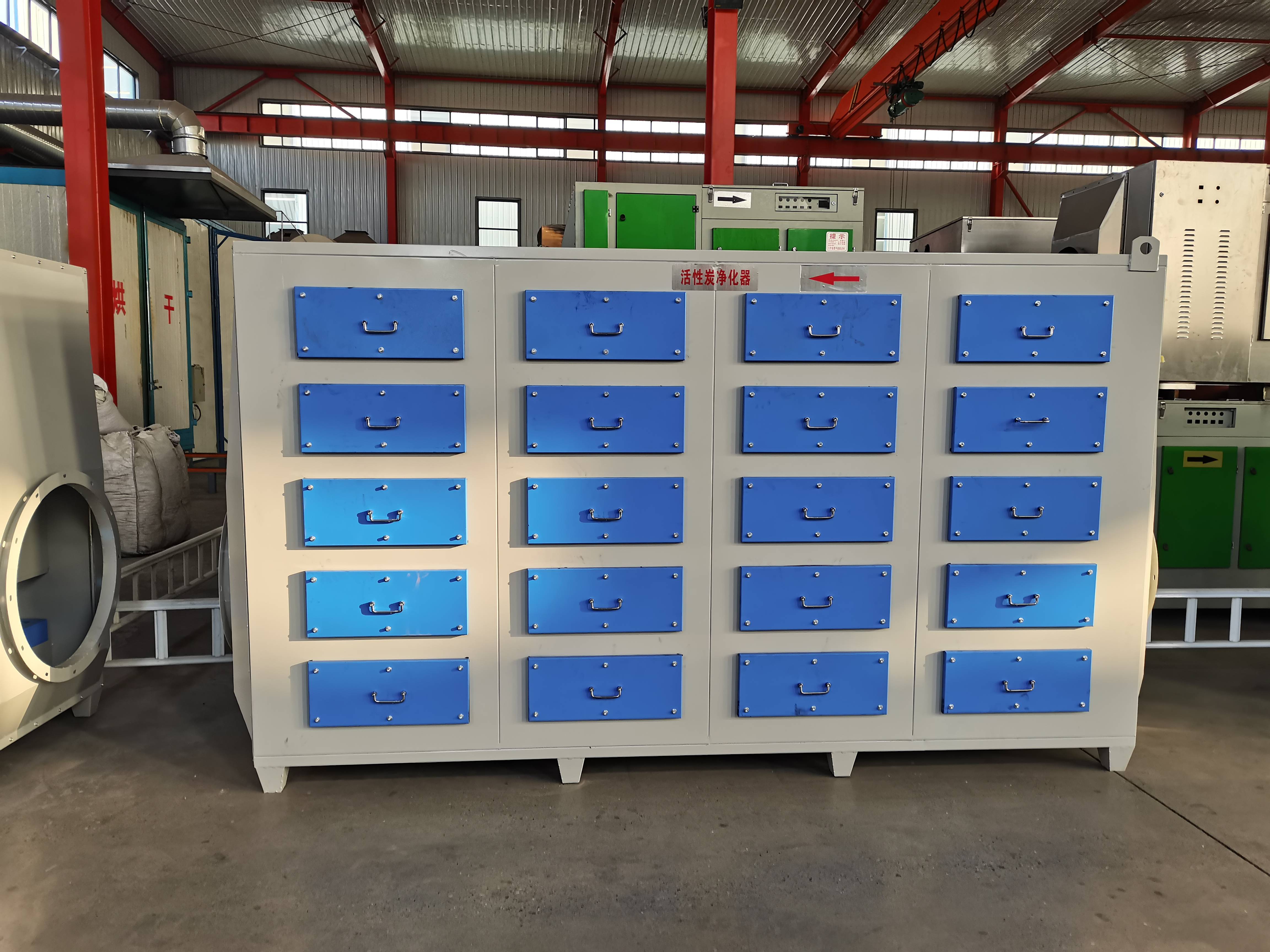 Efficient Industrial Activated Carbon Absorption Box for Waste Gas Treatment/small Activated Carbon Adsorption Chamber