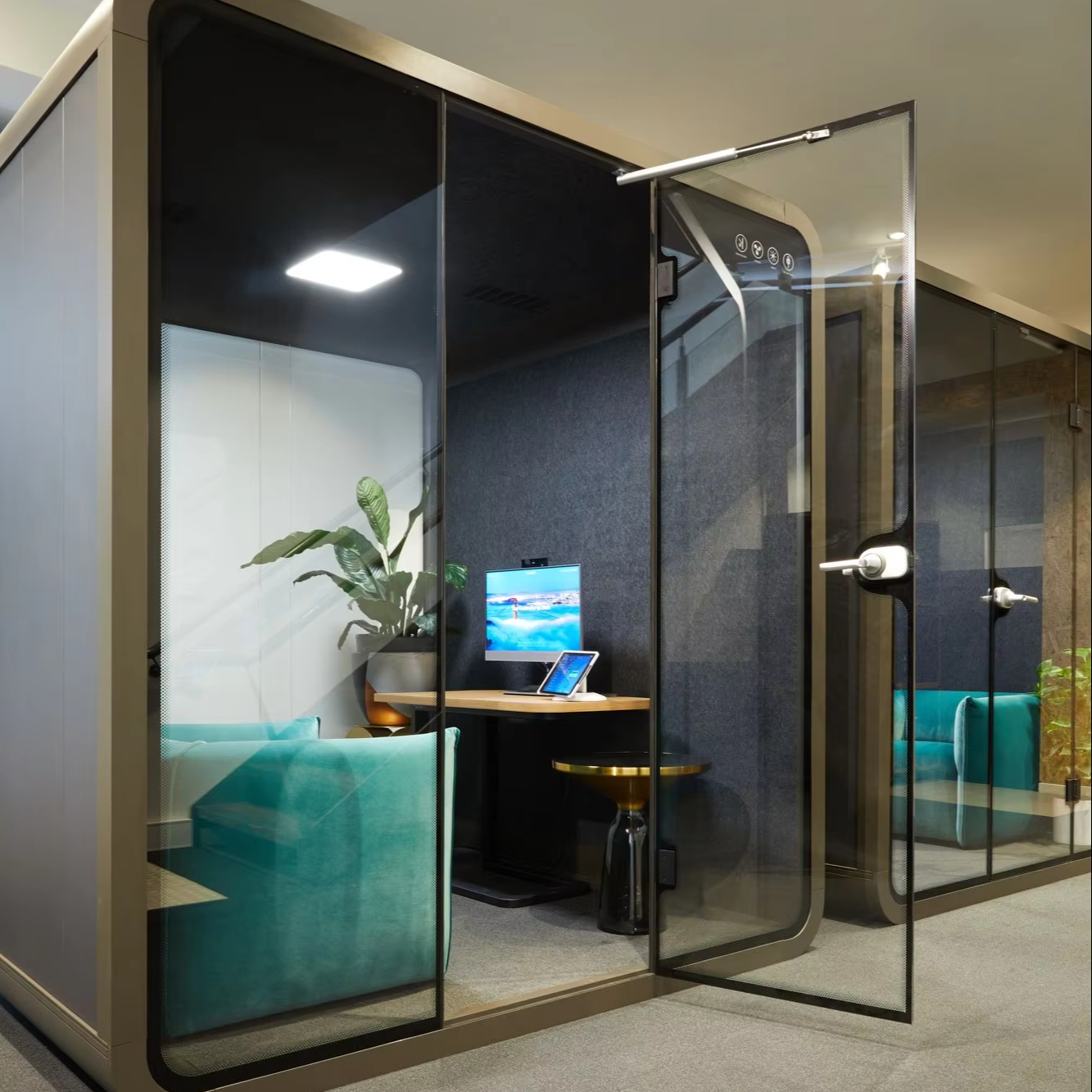 Waterproof Prefab Tiny Houses Pod Movable Accommodation Cabins Houses Meeting Phone Booth Work Pods