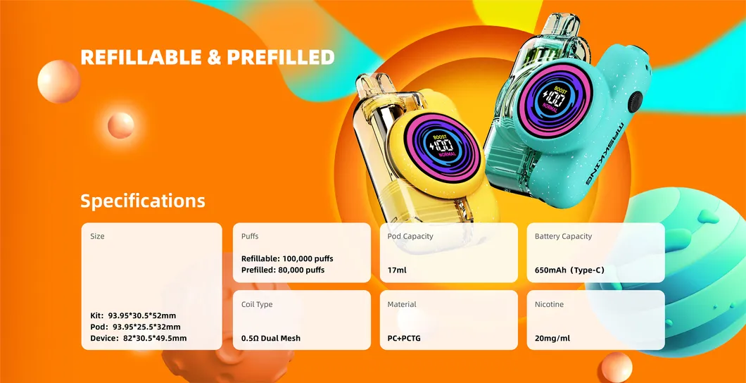 Refillable Prefilled Vape Kit Image 8