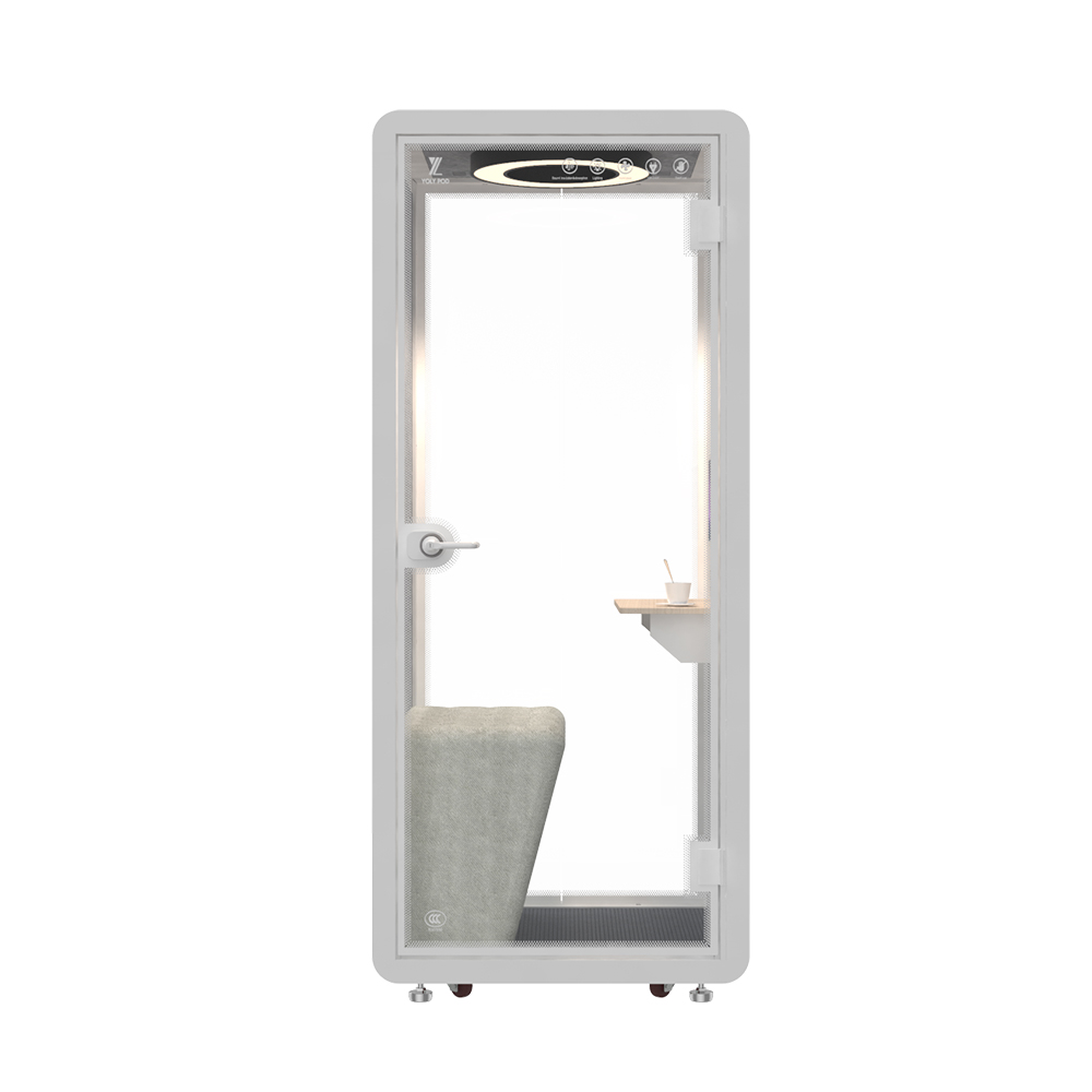 Indoor Soundproof Office Phone Booth Acoustic Open Vocal Studio Booth Home Pod Mini with Natural Light