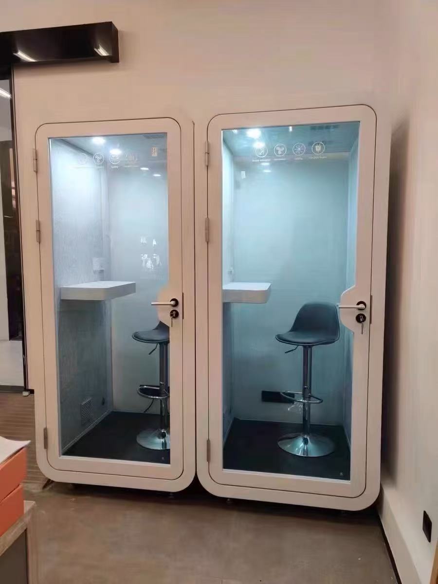 Portable Mini Outdoor Single Office Pod, Indoor Soundproof Acoustic Furniture, Home Office Mobile Phone Booth Pod