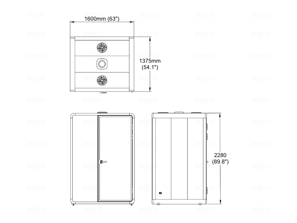 Fashion Designed Smart Privacy Pod X1 Deluxe Plug and Play Single Dual Use Sound Insulated Smart Call Pod for Open Workspace