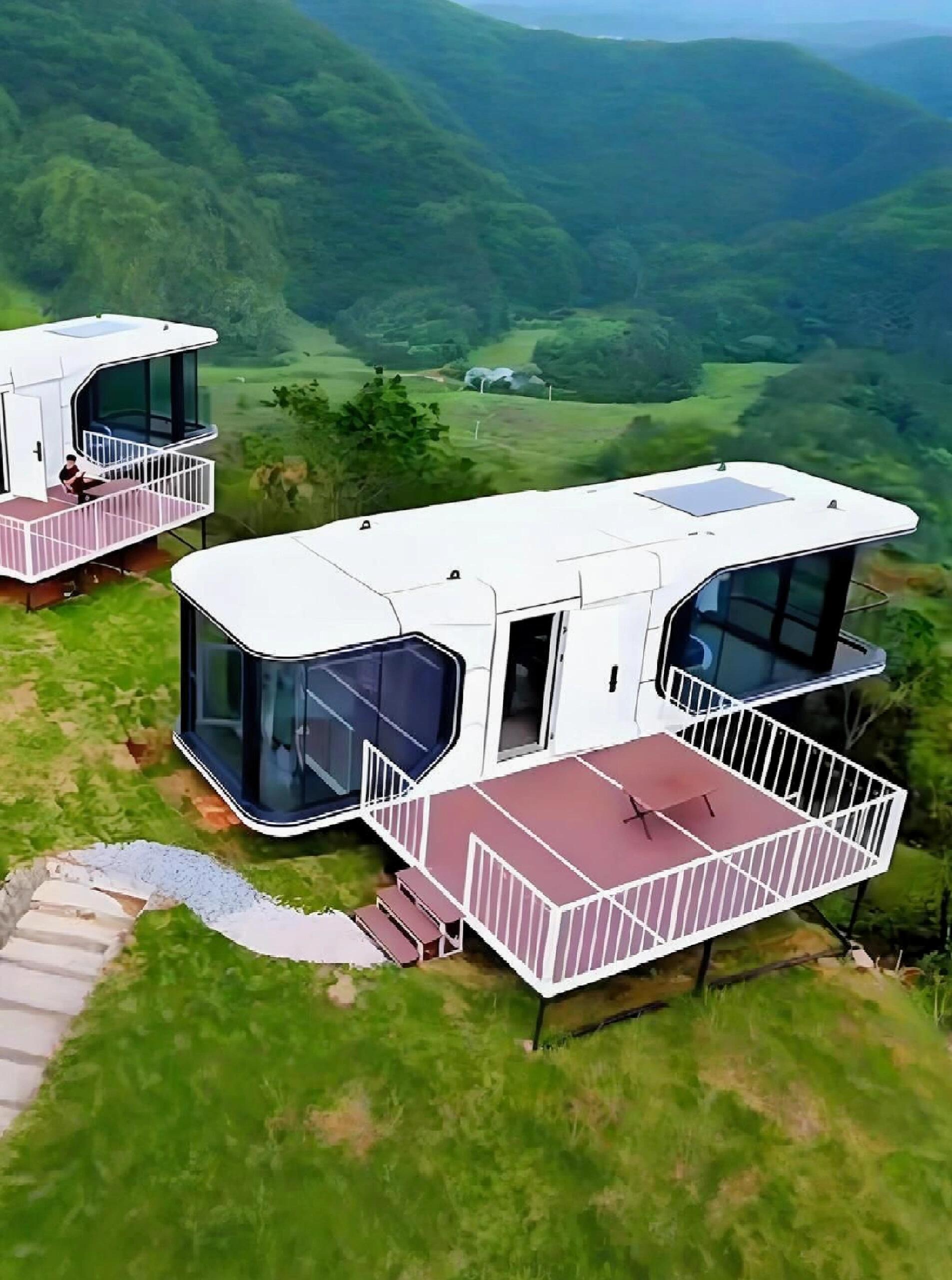 Modular Smart Pod with Detachable Climate-Controlled Sleep System Space Capsules House for Luxury Hotels