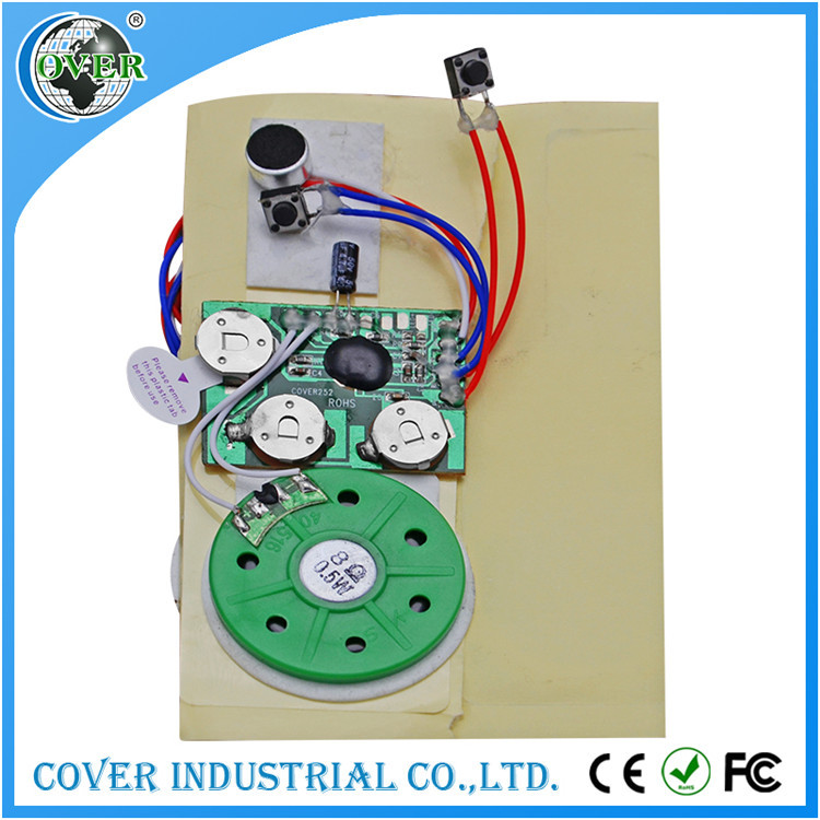 Push Button Activated Sound Module with Speaker Easy Recording Minutes for Personalized Greetings, DIY Projects