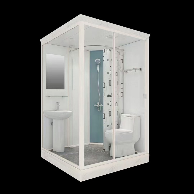 Cuntomized Home Hotel Modular Pod Prefabricated Shower Toilet Cabin Units Compact Small Prefab Bathroom