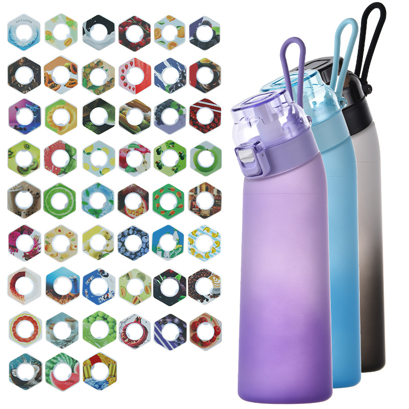 Bpa Free Custom Portable Sports Included Scent Fruit Tritan Flavored Water Bottle with Flavour Pods
