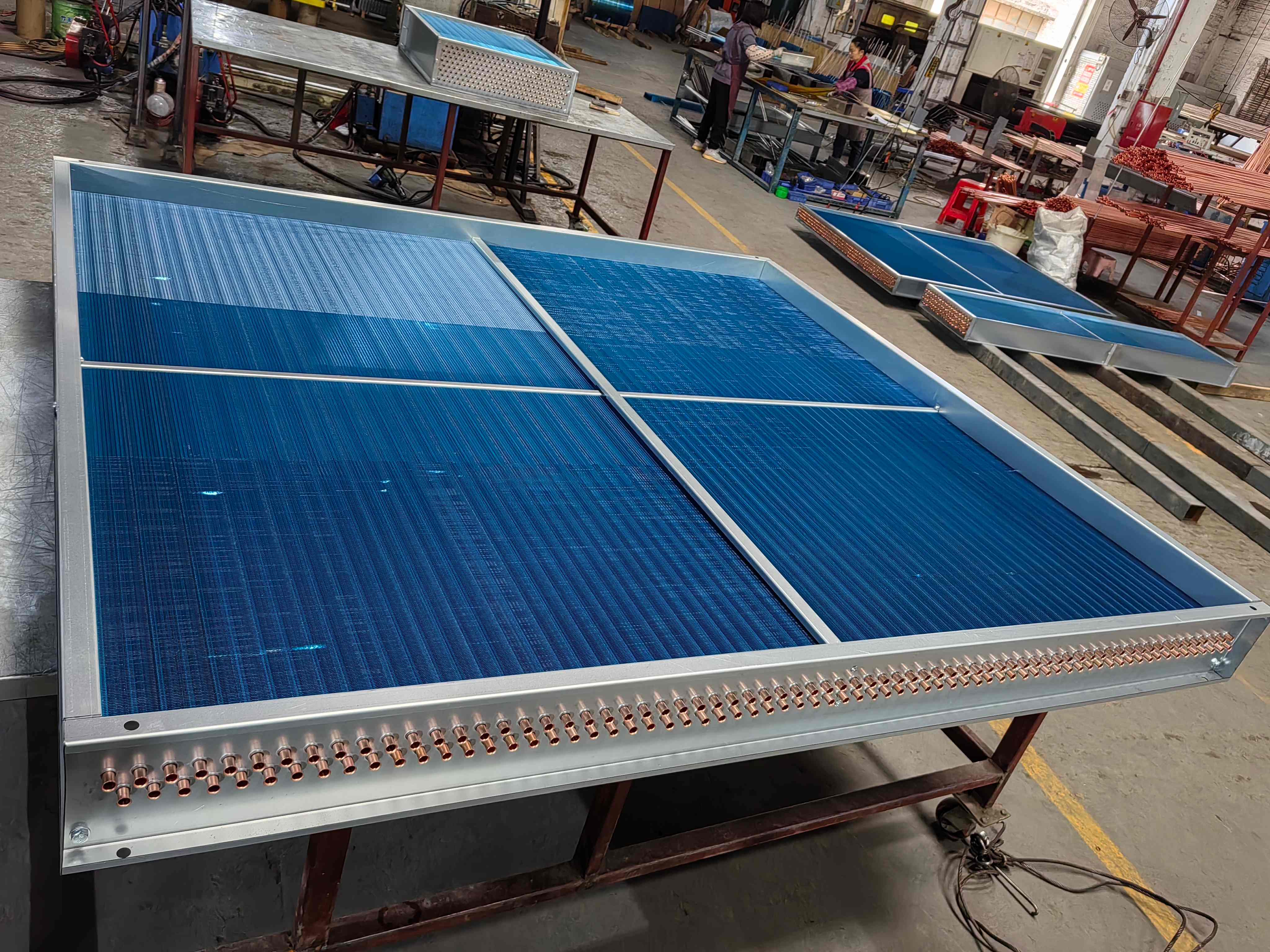 Custom OEM Replacement Copper Tube Aluminum Fin HVAC Condenser Evaporator Coil Competitive Price for Commercial Rooftop Package