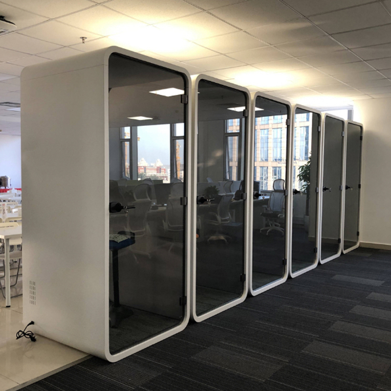 Big Size Sound Proof Office Pods Open Acoustic Phone Booth Office Meeting Pod