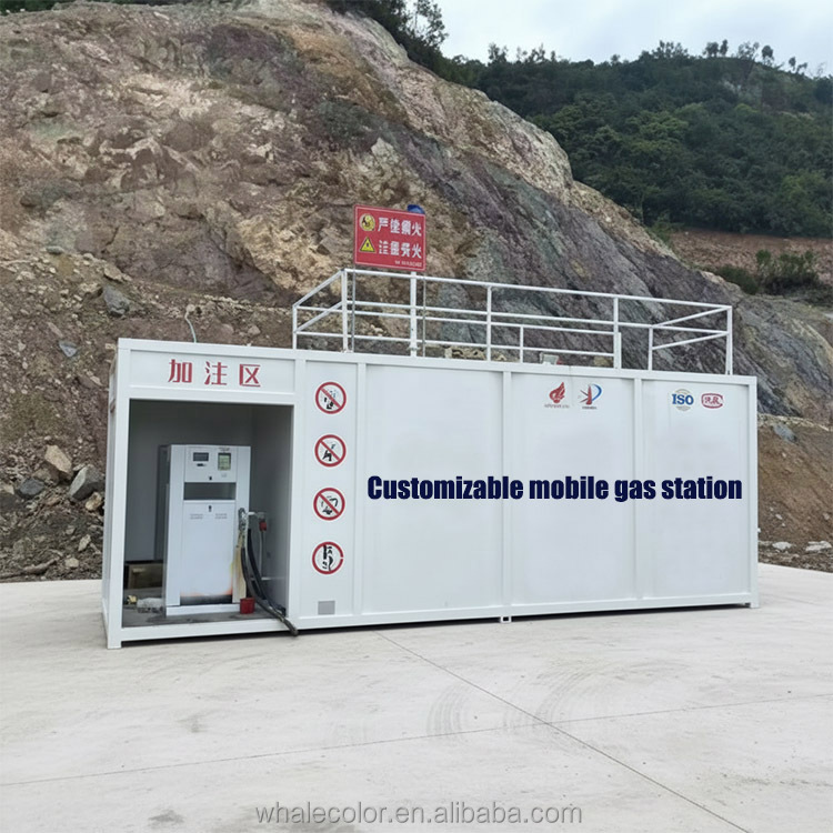Portable Fuel Station 30000 Liters Portable Fuel Station Diesel Fuel Pod Portable for Remote Area &amp; Construction Site