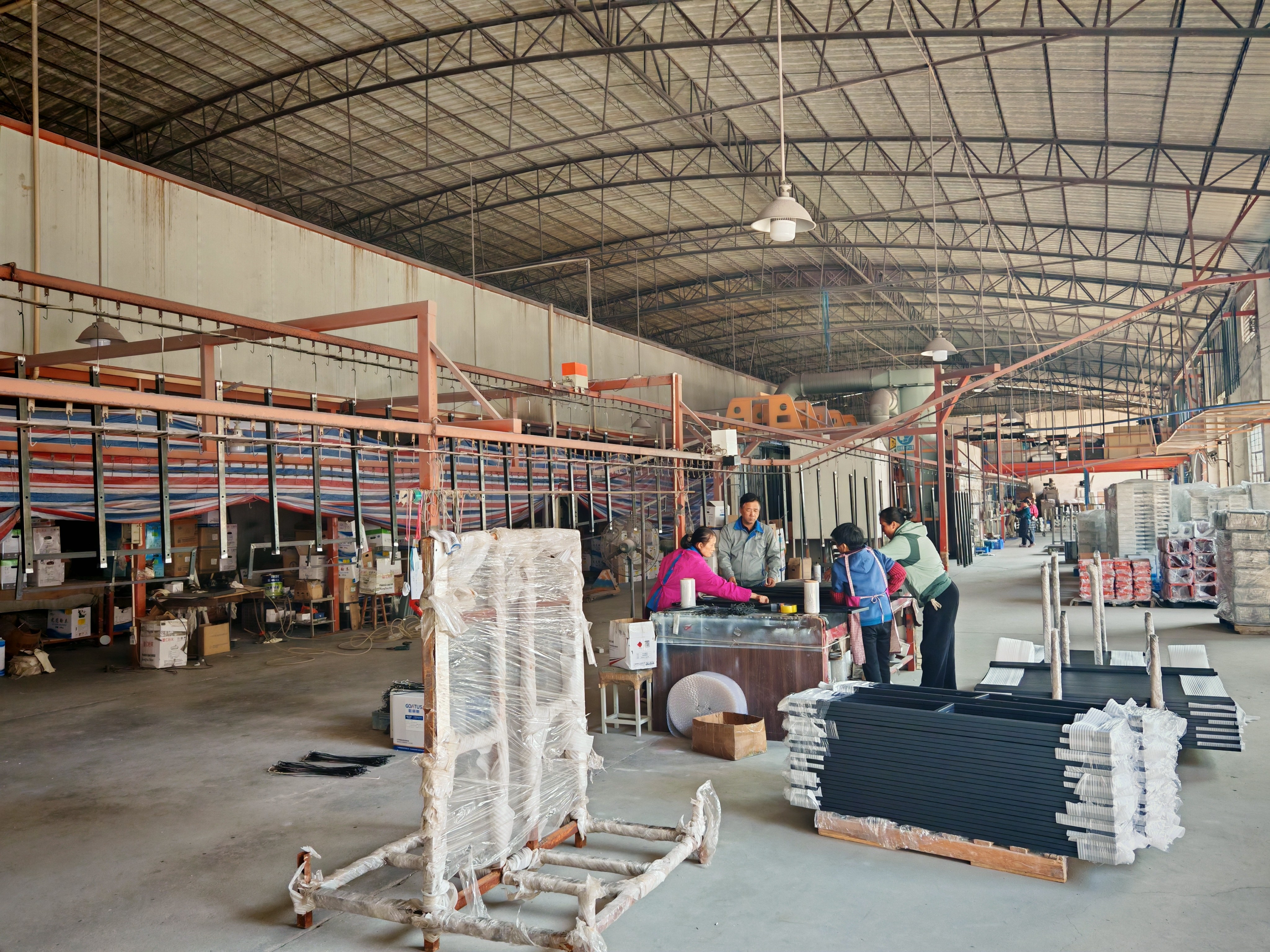 Electrostatic powder coating process