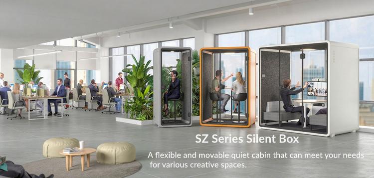 Extra Larze Size High Quiet Sleeping Pod Booth Demountable Sound Proof Modular Conference Private Space With Air System