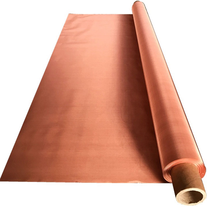 Pure Copper Woven Dutch Weave Wire Mesh Faraday Cages EMI/RFI Shielding with Cutting Service Customized Shapes