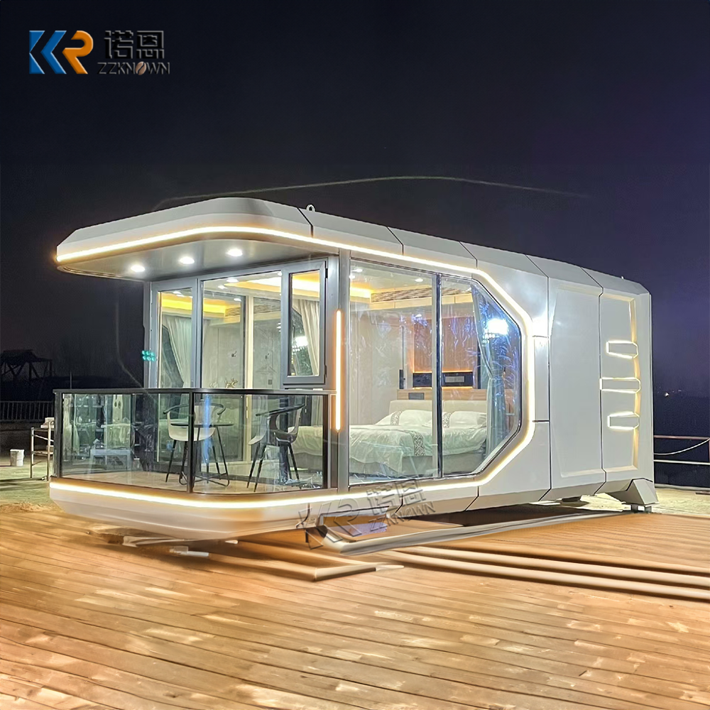 Modern Space Capsule Container Building Prefabricated Smart Pod Compact Cabin for Boutique Hotel Project