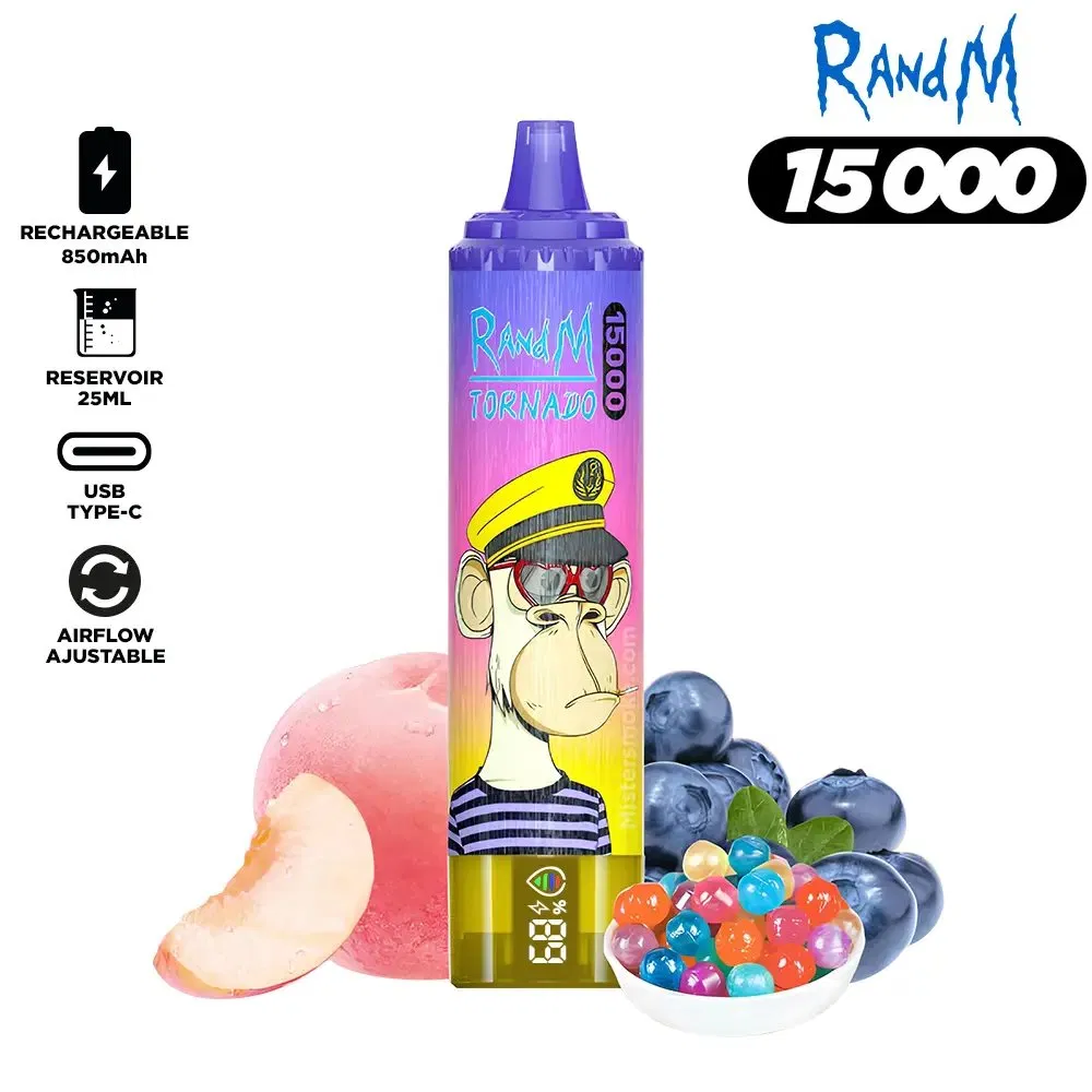 Best Selling Randm Tornado 15000 Disposable Pod Dual Mesh Coil Puffs Puff Bar Vaper Empty Vapes Wape Disposable Vape