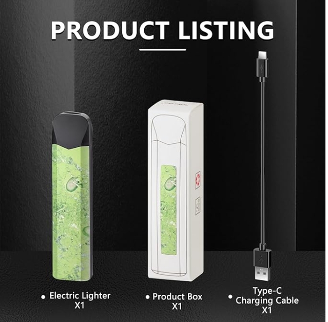 Custom Oem/odm Smoke Accessories Rechargeable Battery Pen Usb Type-c Charger Smoke Lighter With Preheat