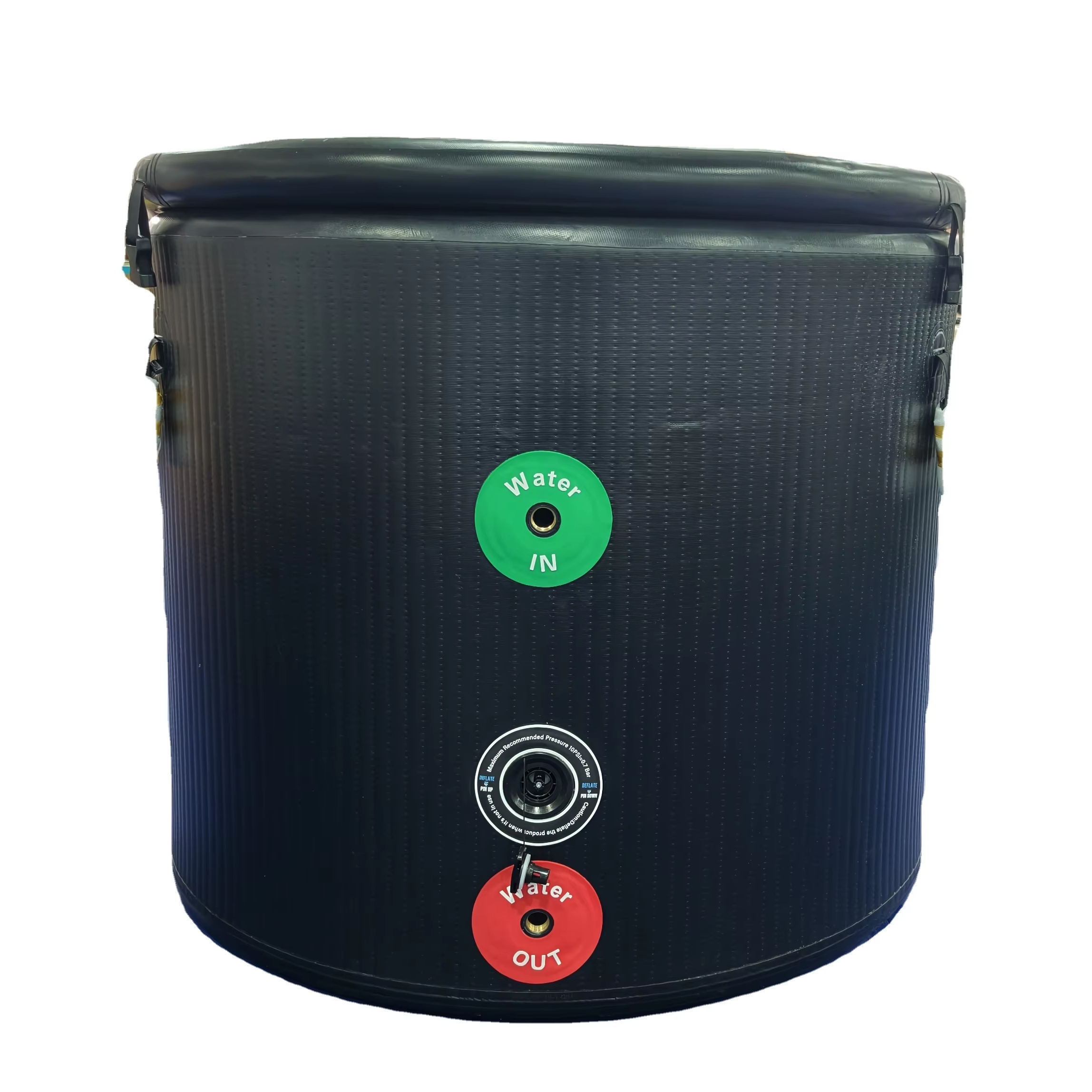 Recovery Bathtub Pod Inflatable PVC Cold Plunge Shower Ice Bath Tub with Drop Stitch Cover Portable