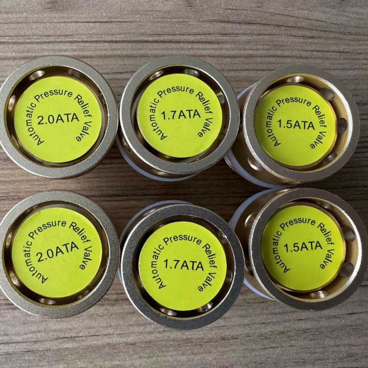 Multi-Specification Automatic Safety Valve for Portable Recovery Pods 1.3/1.5/1.7/1.9/2.0 ATA Available