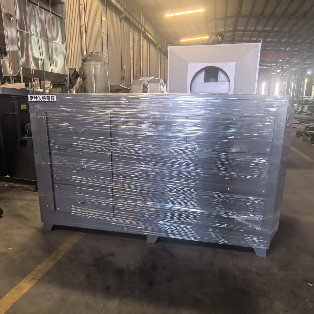 YNT Drawer Type Activated Carbon Adsorption Box Replaceable Carbon Layer 99% Purify Efficiency Industrial Exhaust Gas Treatment