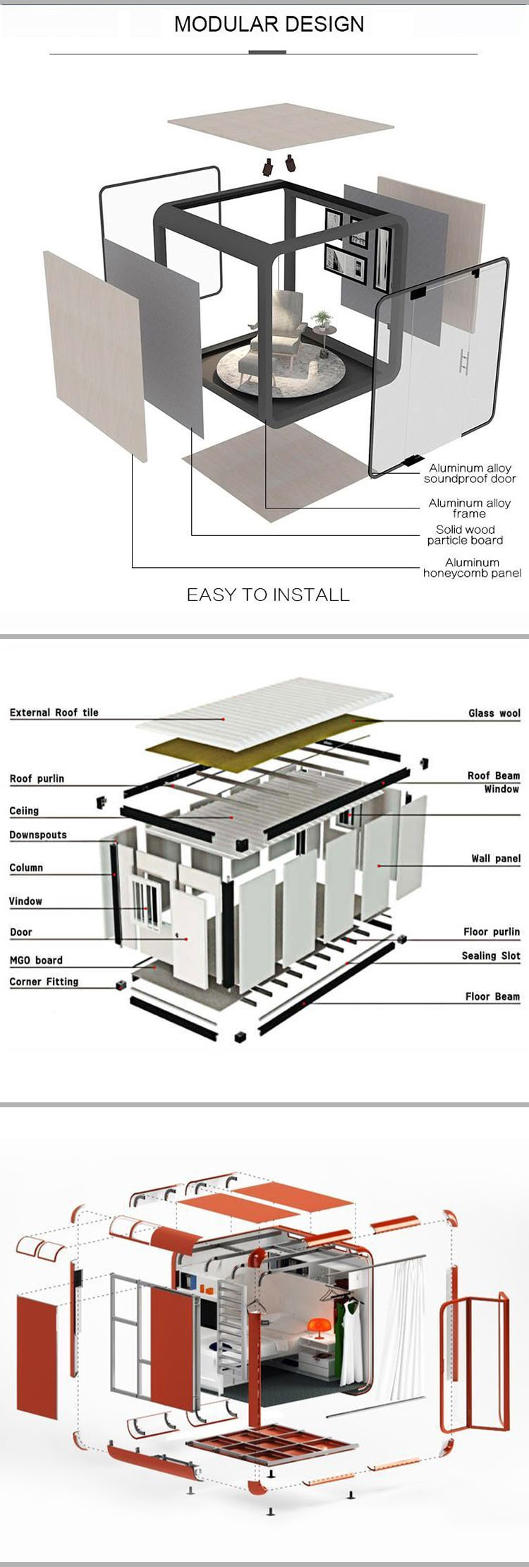 Space Capsule Layout Plan