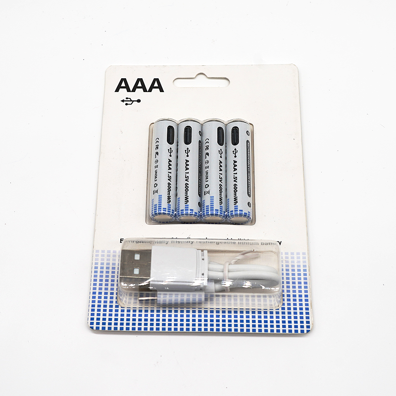 Factory Wholesale Prices Rechargeable Battery Type c 1.5v Aaa Usb Rechargeable Lithium Battery